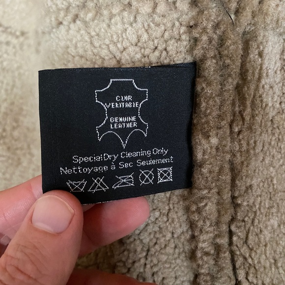 Via Firenze Leather Mens Winter Jacket - Picture 6 of 6